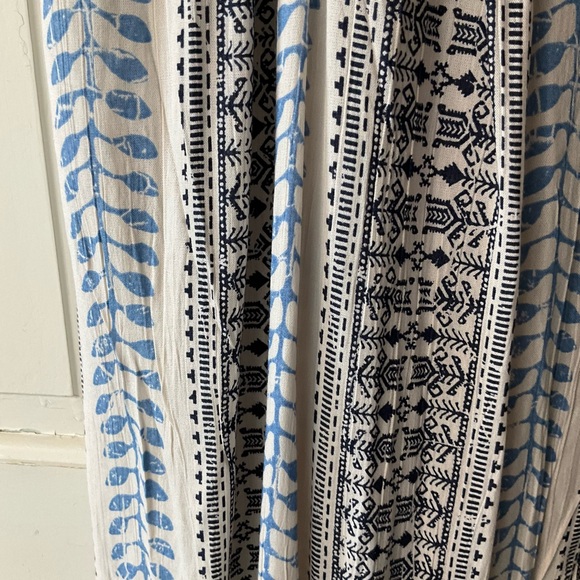 Angie Blue and White Patterned jumpsuit - Picture 2 of 5